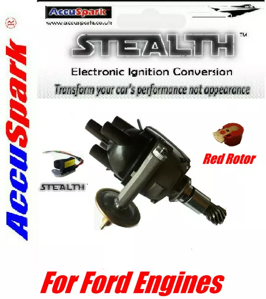 Ford Anglia 105E Lucas 25D type Stealth Electronic Distributor Top cap