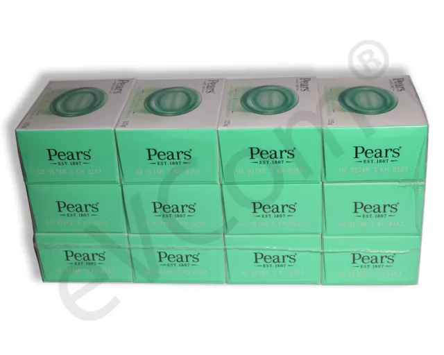 PEARS SOAP OIL CLEAR with LEMON EXTRACT 125g Bars, 12 or 6 pack