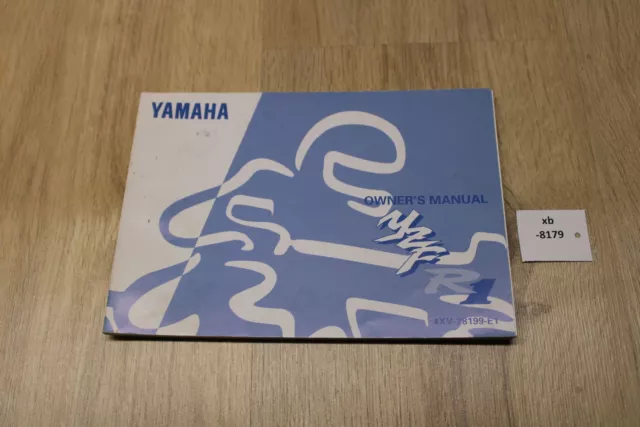 Yamaha YZF R1 Owner`s Manual 4XV-29199-E1 xb8179