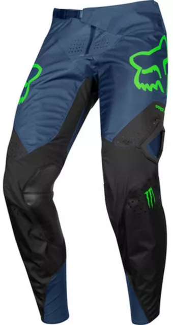 Pantaloni motocross monster fox 360 pro circuit pant Verde nero blu