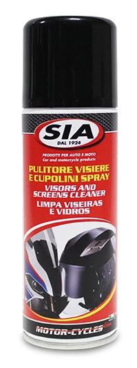 Pulitore Antiappannante Sia 8762 per Visiere e Cupolini - 200 ml