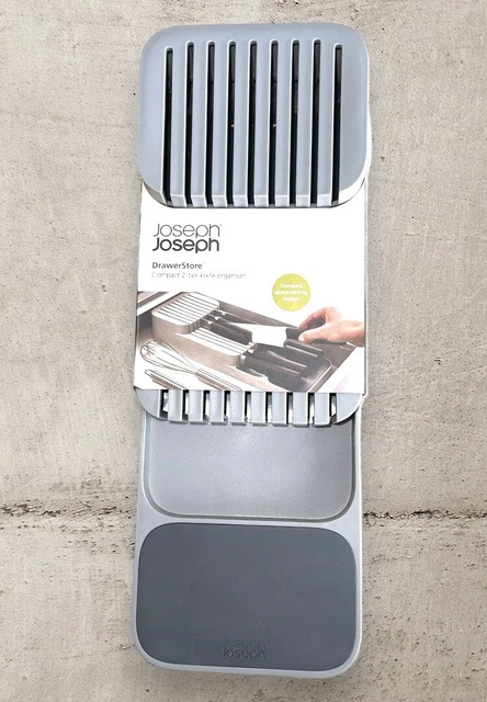 Inserto de cajón de 2 pasos JOSEPH JOSEPH DrawerStore para 9 cuchillos (máx. 23 cm)