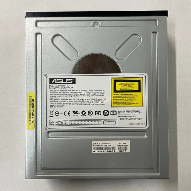Asus DRW-2014L1 Dual Layer CD DVD+RW IDE Optical Disk Drive Light Scribe Burner