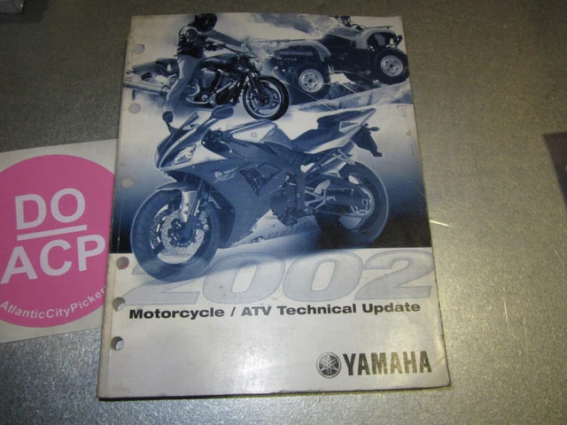 2002 Yamaha Motorcycle / Atv Technical Update Manual