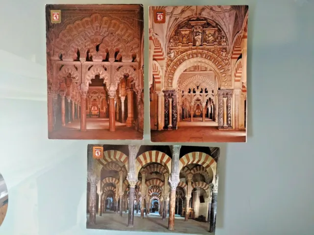 3 Ansichtskarten Spanien Mezquita Kathedrale Cordoba