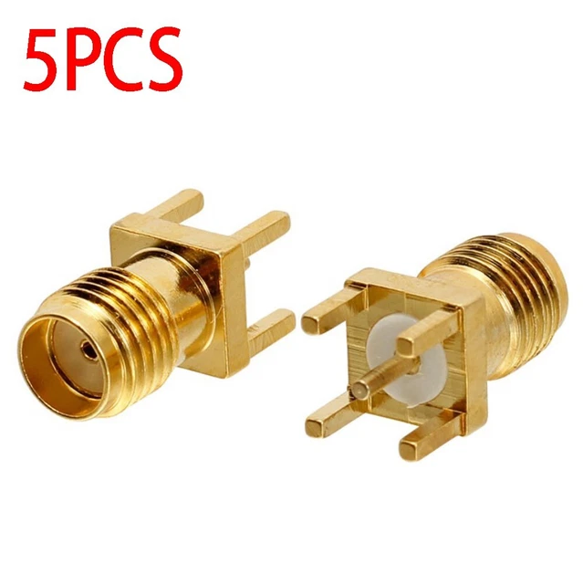 Sma Connector 4mm Mount Coaxial For WiFi External Antenna RF Solder Edge