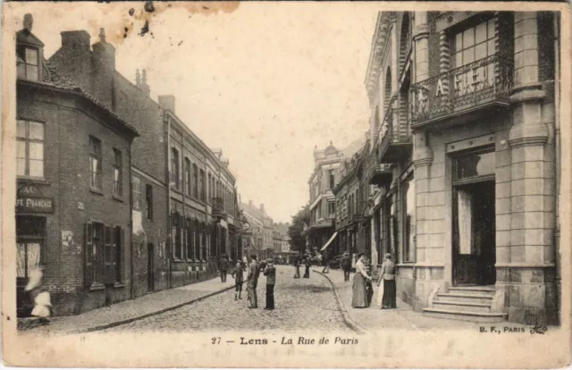 CPA LENS-La Rue de Paris (44127)