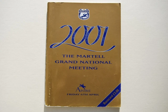 2001 Grand National Race Card Aintree