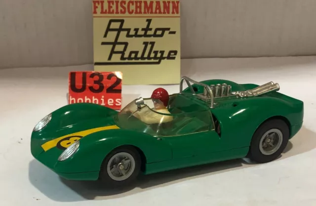 Fleischmann Car Rally 3210 Lotus 40 #8 Green