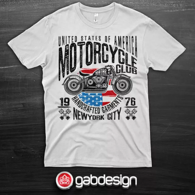 T-shirt Custom Motorcycle  biker tribute style 1