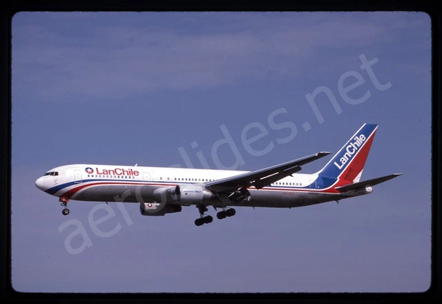 LanChile Boeing 767-300 CC-CEU Apr 96 Kodachrome Slide/Dia