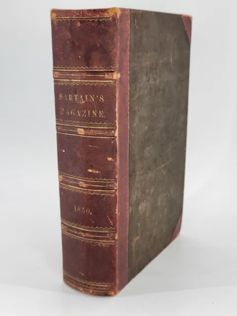 1850 Sartain's Union Magazine of Literature & Art Vol 6 January-June Hardcover