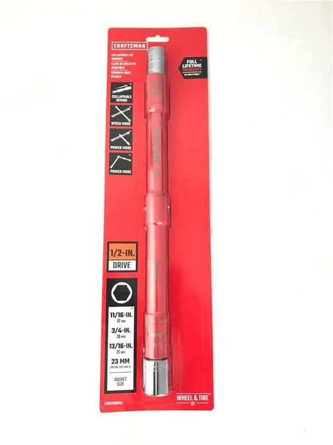 Collapsible discount lug wrench