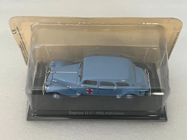 PRESSE UNIVERSAL HOBBIES Citroën Traction 11 C Ambulance 1954 1/43
