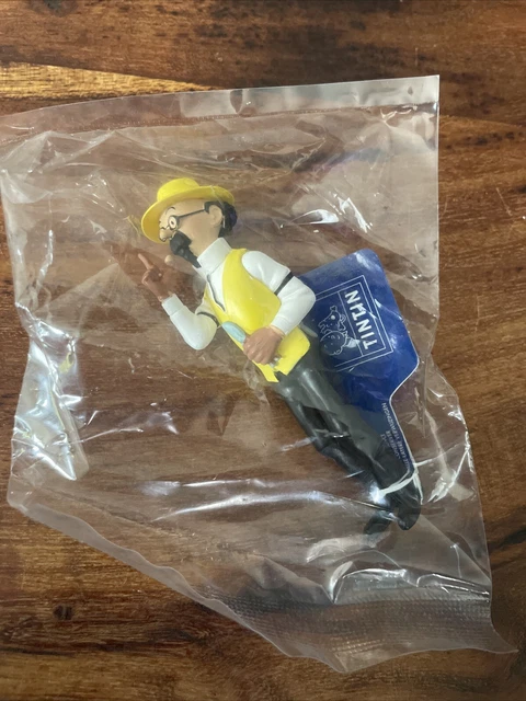 FIGURINE TINTIN COMICS SPAIN 85 HERGE LOMBARD HAUTEUR 7.5 CM