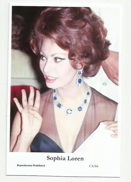 (Bx21) Sophia Loren Swiftsure Photo Postcard (C4/66) Filmstar Pin Up Glamor