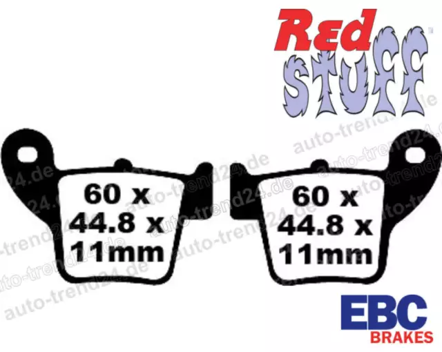 EBC Redstuff Bremsbeläge u.a.: HM-Moto CRE F, Bj. 2004-2013