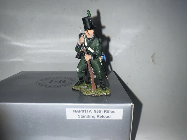 Thomas Gunn Napoleonic British NAP011A 95TH Rifles Standing Reloading Hat MIB Thomas Gunn Napoleonic British NAP011A 95TH Rifles Standing Reloading Hat MIB