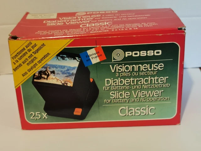 *** Visionneuse Diapositives - Posso Automatic / Alimentation Piles ***
