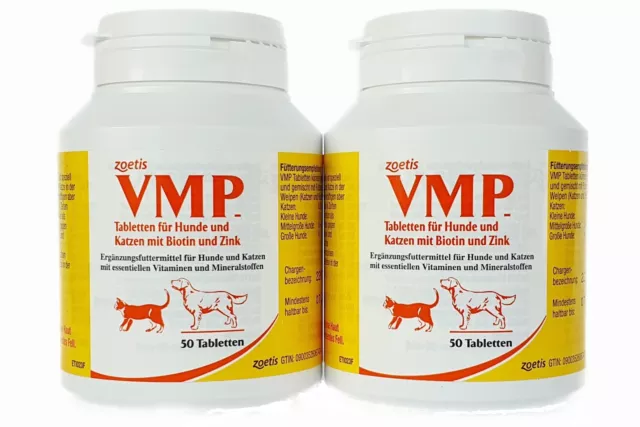 2 x Zoetis VMP Tabletten – 50 Tabletten für Ihren Hund und Ihre Katze