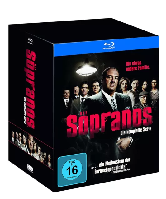 Sopranos - Die komplette Serie (inkl. Flachmann) Limited Edition Blu-ray, 2015)