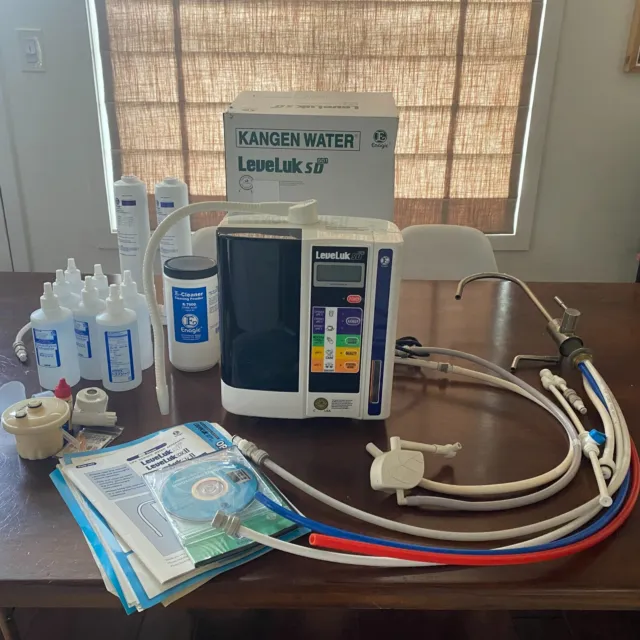 Enagic Kangen Water Leveluk SD501 Alkaline Ionizer Machine with Faucet Setup