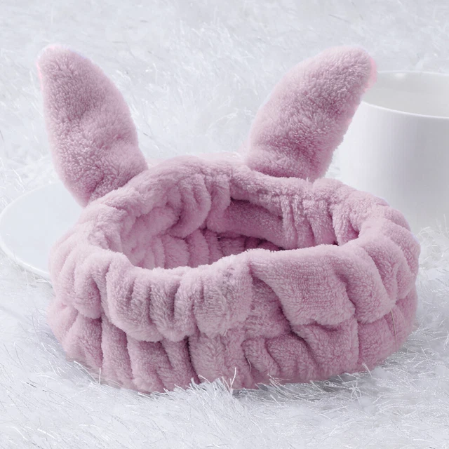 Fasce viso lavaggio bambino peluche spa fasce donna trucco elastico