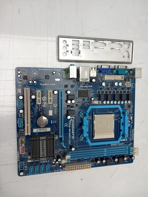 GIGABYTE GA-M68MT-S2P SOCKET AM3 DDR3 Micro ATX Motherboard With I/O ...