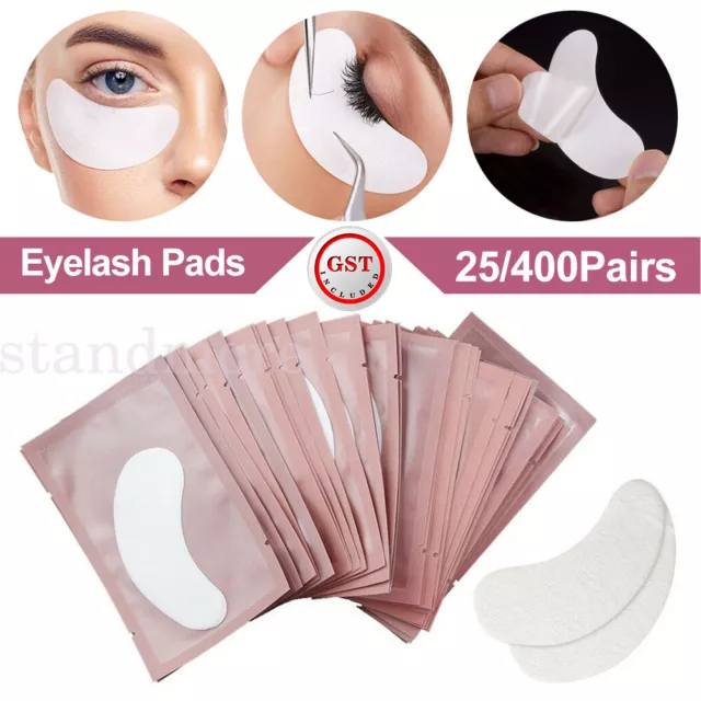 25-200 Pair Eyelash Extensions Pads Under Eye Lash Gel Lint Free Eye Patches Pad