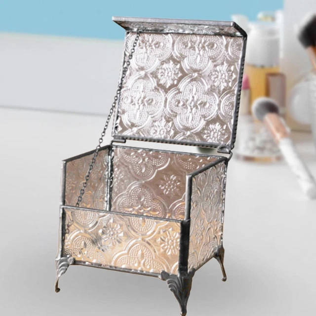 Boîte à Bijoux En Bois De Manguier Avec Couvercle - Blanc 20,32 Cm X 12,7 Cm X 7,62 Cm