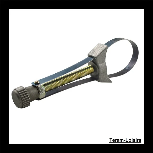 Clé à Sangle Métallique KING TONY Pour Filtre à Huile - Diamètre 65-110 Mm - Ajustable Et Robuste