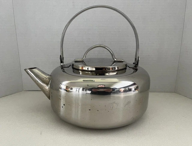 VTG MPS Magnalite Professional Stainless Steel Tea Kettle Pot Swiveling Handle