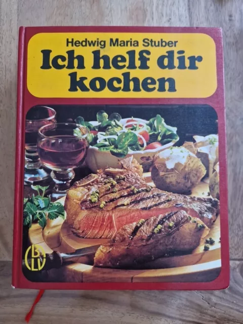 Ich helf dir Kochen Stuber Kochbuch BLV 1982 Vintage Alte Ausgabe Top Zustand