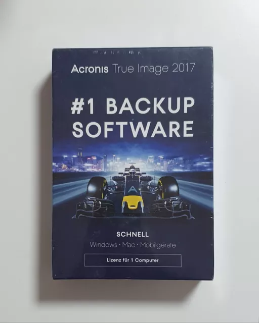 Acronis True Image 2017 1-Gerät -  Backup - Windows & MAC - Box NEU MIT FOLIE