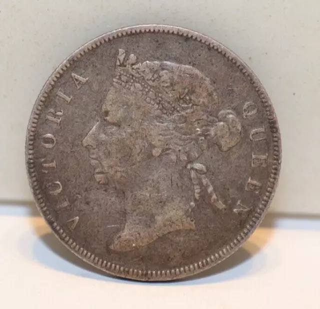 BRITISH HONDURAS, Victoria, 50 Cents 1894 F (Scratch)