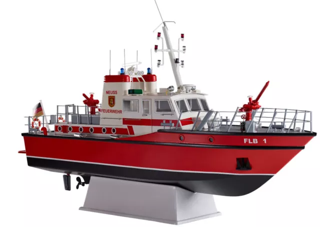 Fire Fighting Boat FLB-1 with Fittings Kit - 1:25 Scale Krick Robbe RC Model Kit 2