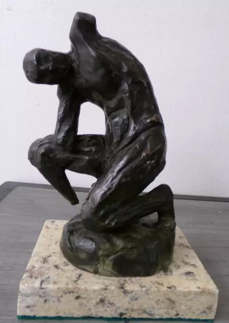 L’ecorche, D’apres Puget By Henri Matisse, Bronze Sculpture, Signed And Numbered