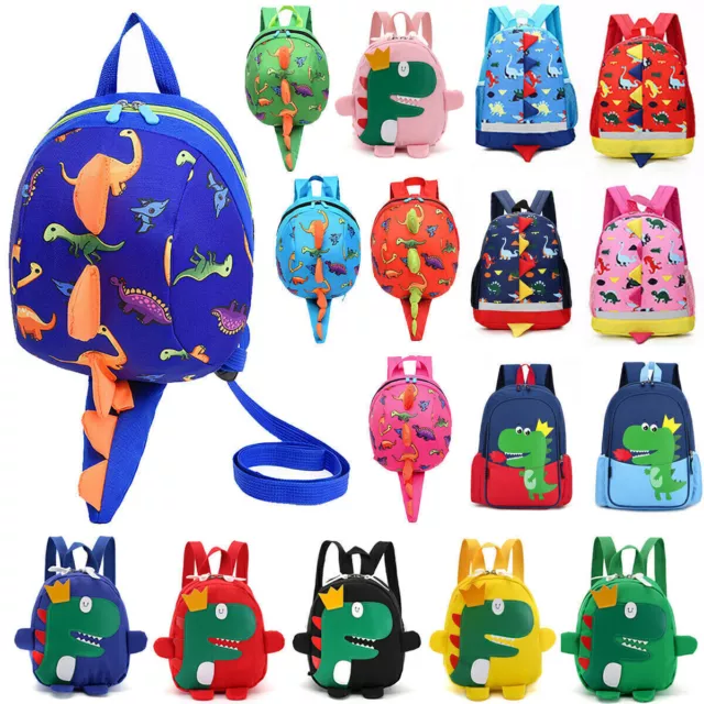 Toddler Baby Kid Boy Girl Lovely Dinosaur Backpack School Bag Nursery Rucksack/