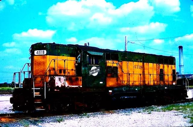 Original Kodachrome Slide C&Nw Gp-7 #4118 Kansas City,Mo September 6, 1997
