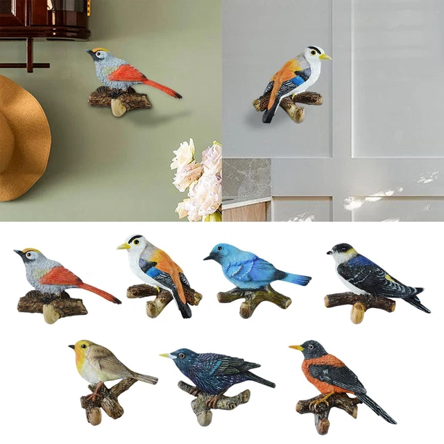 Wiederverwendbare Vögel auf einem Ast, Wanddekoration, Wandmontage,