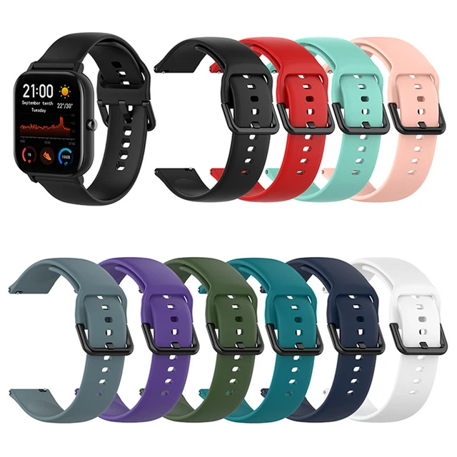 FOR AMAZFIT GTS 2 GTS4 Mini GTS 3 GTS 2e GTS 2mini Silicone Watch