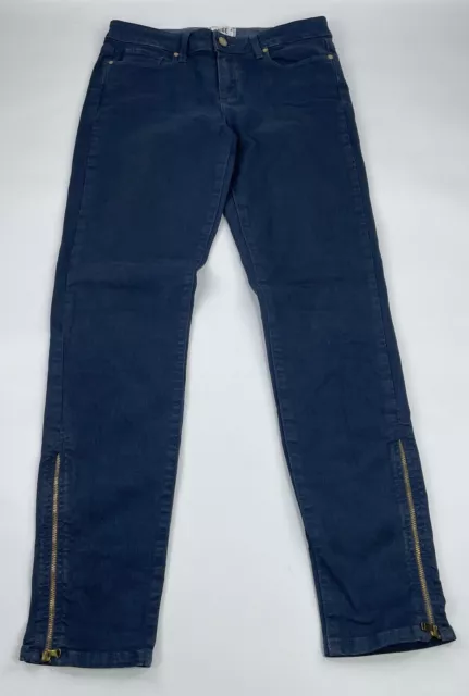 PAIGE Jeans Womens Size 28 Hoxton Ultra Skinny  Blue Ankle Zip Mid Rise