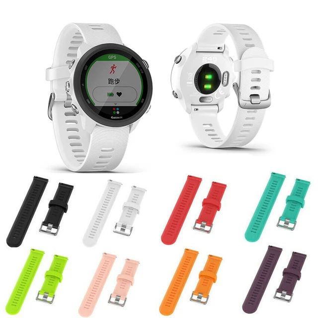 Cinturino per Garmin Forerunner 245/645/Vivoactive 3 bande 20 mm silicone