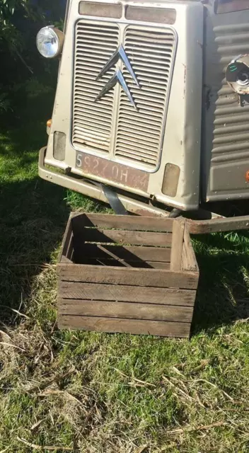 European Vintage Wooden Apple Box Storage Fruit Crates Box Shabby Chic 2