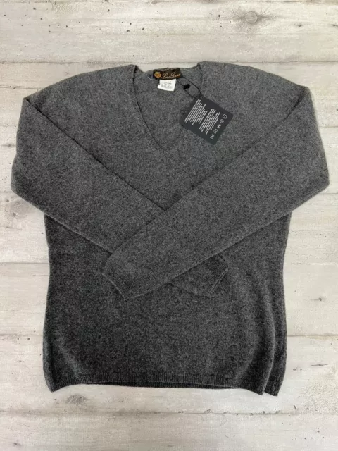 Maglione Pullover 100% Puro Cashmere Loro Piana Kasmir Kashmir Donna 44