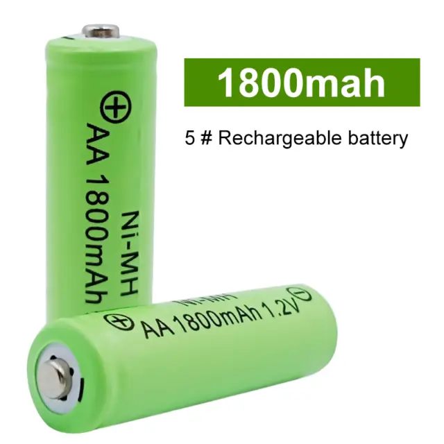 700mah 1800mah 1.2V NiMH/Ni-Cd AA /AAA Rechargeable Batteries 2/4/8/12PCS