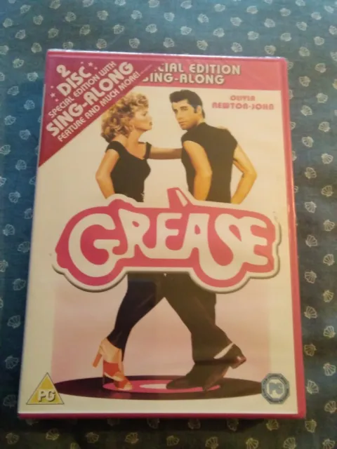 Grease 2 Disc Special Edition Sing-Along Dvd, Brand New Sealed Freepost