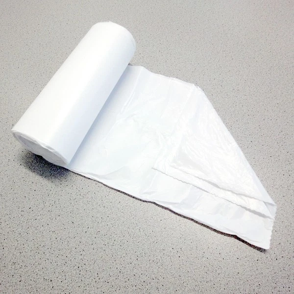 Müllbeutel 70 - 90 L Liter HDPE Weiß Weiss Abfallbeutel Müllsäcke Mülltüten 7 µ
