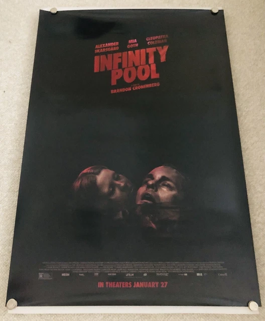 INFINITY POOL Original DS Movie Poster 27x40 A24 Horror MIA GOTH