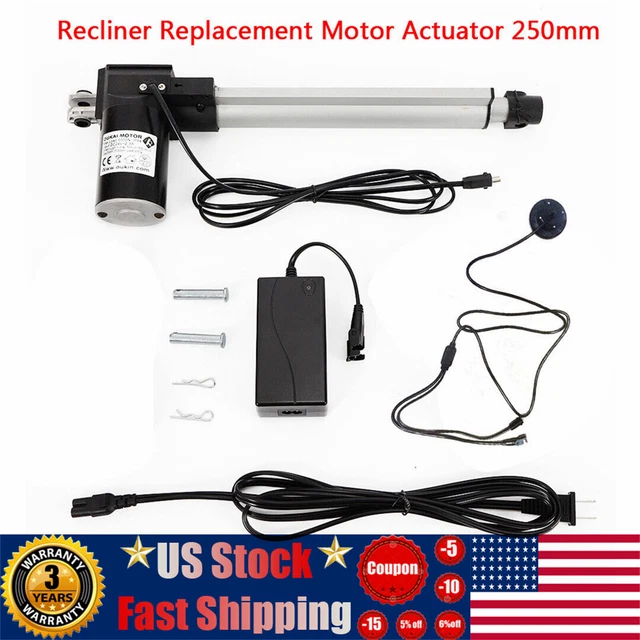 DC POWER RECLINER Motor Replacement Actuator Lift Mechanism Electric
